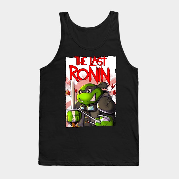 Turtle Last Ronin Tank Top by nicitadesigns